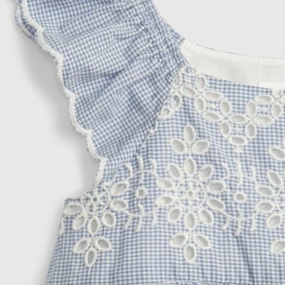 Baby Gap Eyelet Flutter Dress - 12-18m - Picture 2 of 5